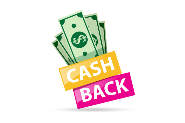 Cash back concept of money returning to the customer - Foto, afbeelding