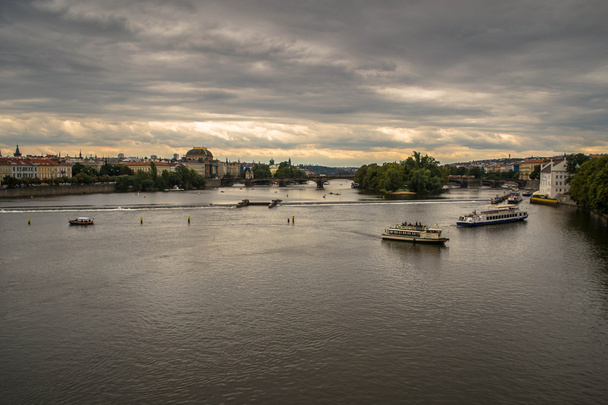 Vltava River in Prague - Фото, изображение