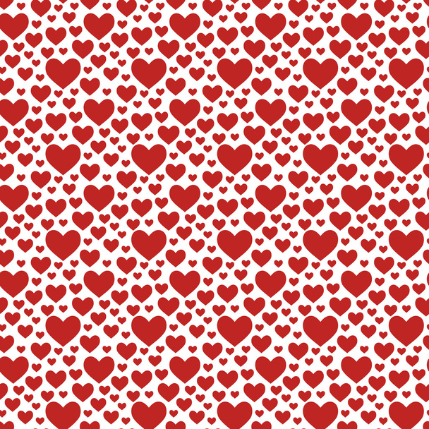 Seamless pattern with hearts. Vector illustration. - Vector, Imagen
