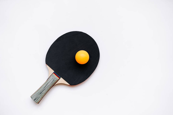 Pin-pong rubbers and a ball - Photo, Image