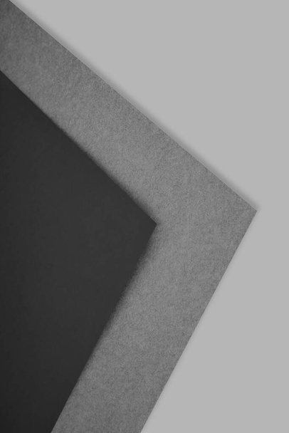 Papeles triangulares abstractos fondo parece vista lateral de un libro abierto simple vs cubierta texturizada - Foto, imagen