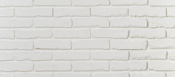 texture for background from vintage white Brick wall. - Фото, зображення