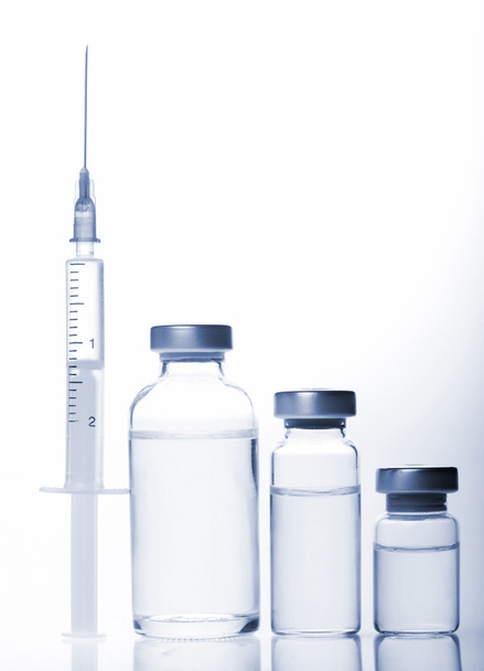Vials and Syringe - Photo, Image