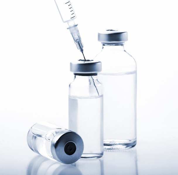 Vials and Syringe - Foto, Imagem