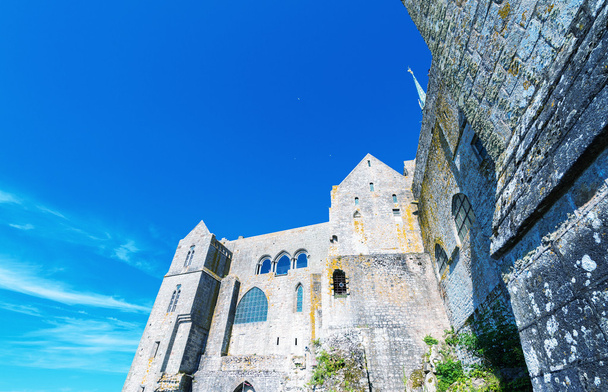 Straten van Mont Saint-Michel, Frankrijk - Foto, afbeelding