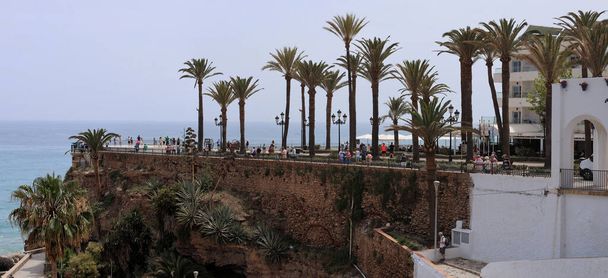 Balkon świata w Nerja Hiszpania - Zdjęcie, obraz