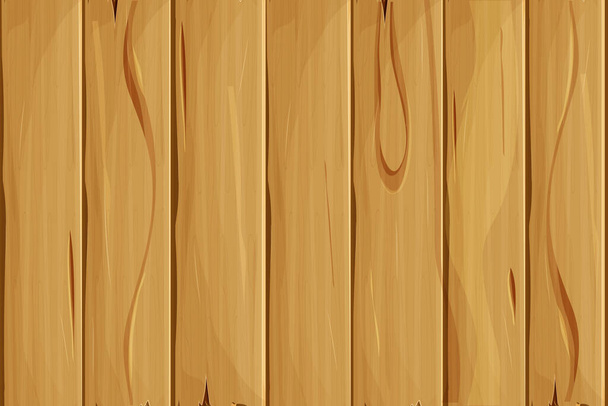 Old wooden texture, cover from planks, ui game background, seamless pattern in cartoon style isolated. Detailed, textured material. . Vector illustration - Vector, Image