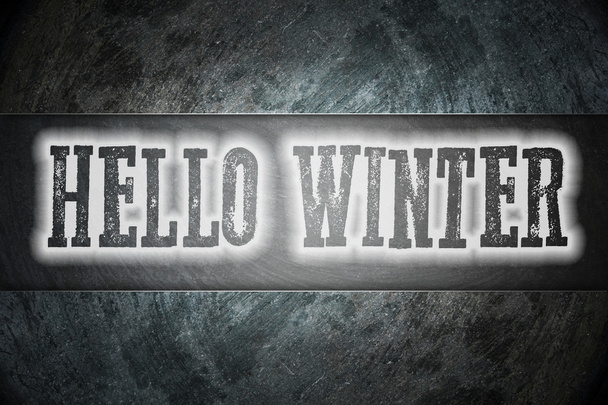 Hello Winter Concept - Fotoğraf, Görsel