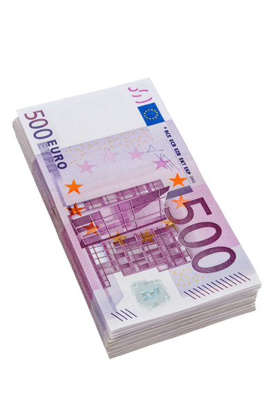 five hundred euro banknotes - Foto, Imagem