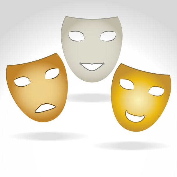Три маски
 - Вектор,изображение