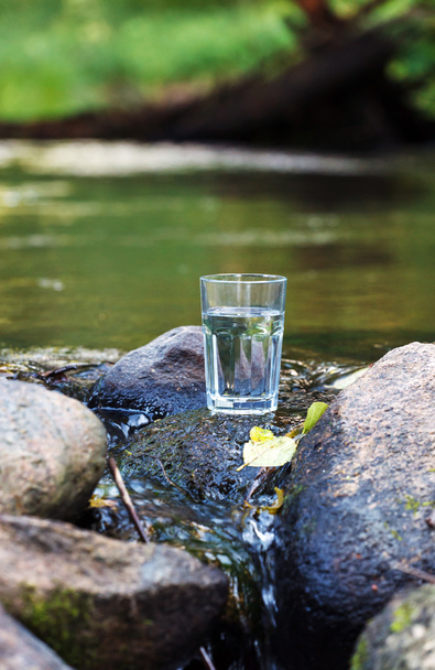 Glas sauberes Wasser - Foto, Bild