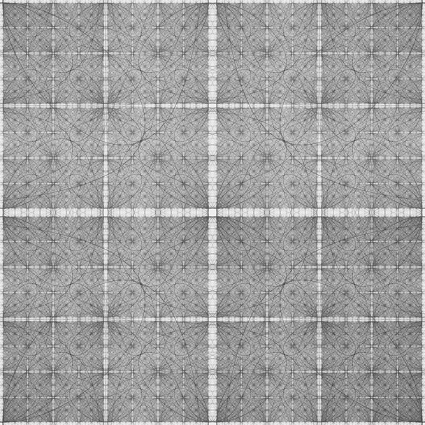Fekete-fehér geometrikus minta zökkenőmentes, neo-mór stílusban absztrakt - Fotó, kép