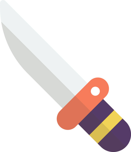illustration de couteau jouet dans un style minimal isolé sur fond - Vecteur, image