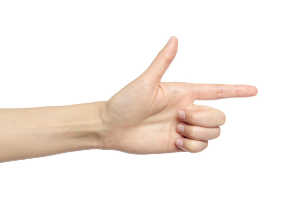 Τοποθετήστε το ανθρώπινο χέρι με δάχτυλο - Φωτογραφία, εικόνα