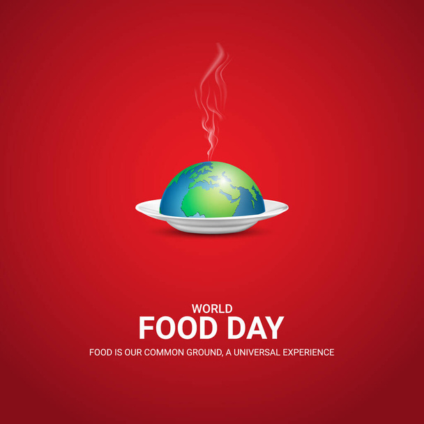 World food safety day. Apple world map concept. 3D illustration. - Vector, Image