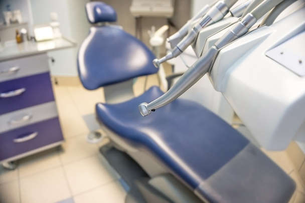 Dental equipment with chair - Фото, изображение