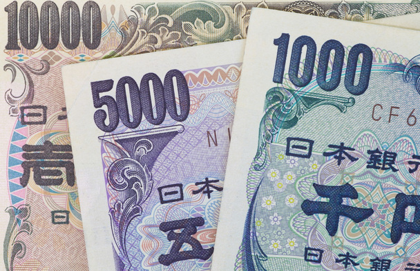 Japanse yen bank bankbiljetten - Foto, afbeelding