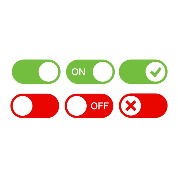 Switch icon illustration set : vector - ベクター画像
