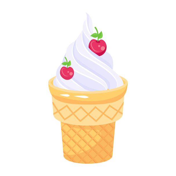 ice cream    vector illustration design - Vektör, Görsel