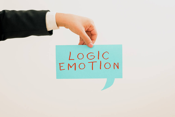 Подпись к тексту, представляющая логическую эмоцию, бизнес-идею Неприятные чувства обратились к самоуважению Разумный ум - Фото, изображение