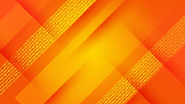 abstract red orange polygonal vector background - Vecteur, image