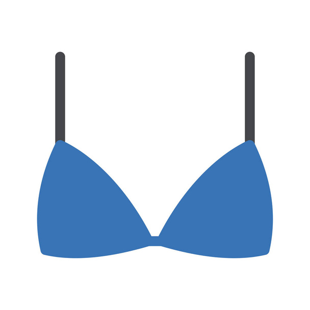 bra vector illustration on a transparent background.Premium quality symbols.Glyphs icon for concept and graphic design. - Διάνυσμα, εικόνα