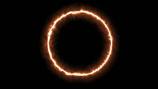 Неонова лінія енергії, що світиться на чорному тлі. Футуристичний потік і лазерний струмінь для ефекту накладання. Високоякісна 3d ілюстрація
 - Фото, зображення