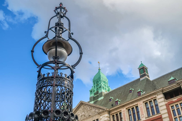 Amsterdam, Netherlands. October 2022. The Royal Palace on Dam Square in Amsterdam. High quality photo - Foto, Imagen
