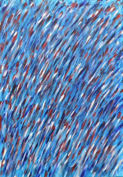 Δημιουργικό φόντο πολύχρωμες πινελιές σε καμβά από κοντά. Αφηρημένη τέχνη φόντο από κηλίδες πινέλο εγκεφαλικά επεισόδια του μπλε, κόκκινο, λευκό χρώμα μακροεντολή. Σχέδιο, ζωγραφική χρώματα υφή φόντο επιφάνεια - Φωτογραφία, εικόνα