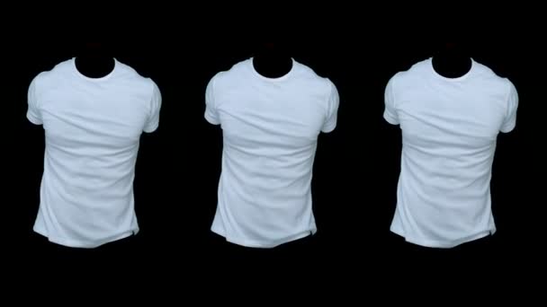 White T-shirts dancing - Footage, Video