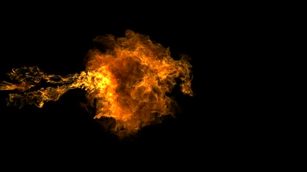 Feuerball-Explosion - Filmmaterial, Video