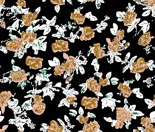 вінтажний квітковий безшовний візерунок на фоні
 - Фото, зображення