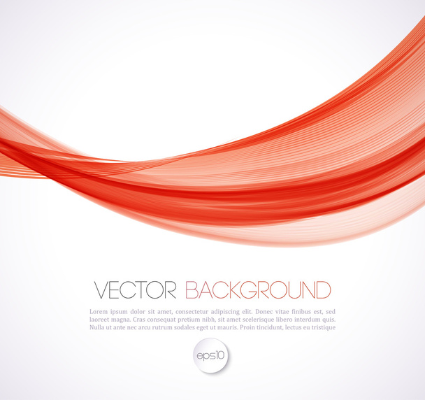 Curvas abstractas fondo de línea. Diseño de folleto de plantilla
 - Vector, Imagen