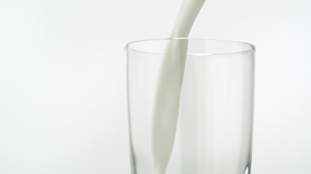 Pouring milk into glass - Footage, Video