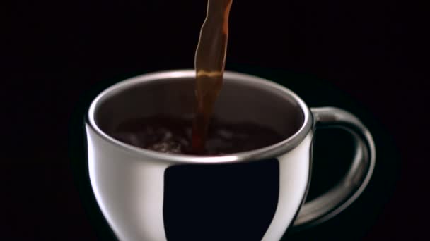 Csésze kávé öntés - Felvétel, videó