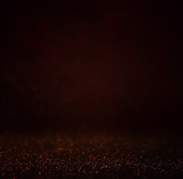 Αφηρημένο σκοτεινό bokhe φώτα φόντο, μωβ, μαύρο και λεπτή χρυσό. φόντο defocused - Φωτογραφία, εικόνα