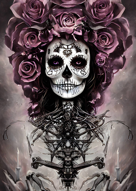 Diosa de la pintura de la muerte - Foto, imagen