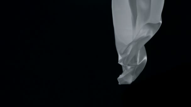 fließendes weißes Tuch - Filmmaterial, Video