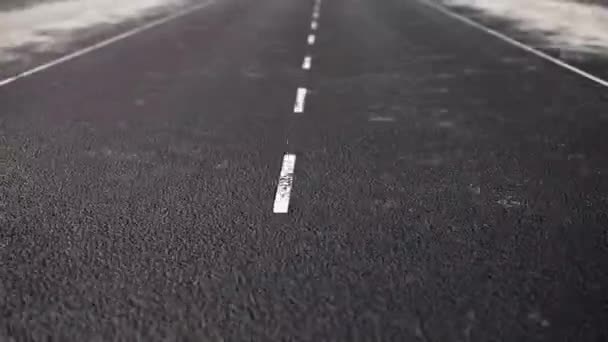Seamless loop racing turbo vehicle car and motorcycle over speed over the grunge road surface background. Abstrakte Unschärferelation - Filmmaterial, Video