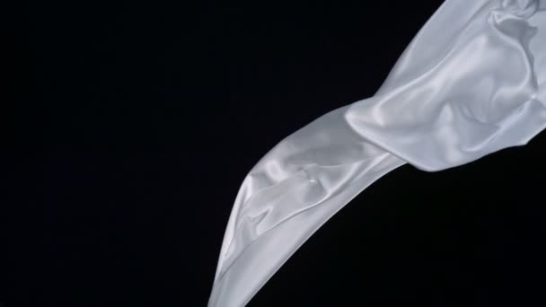 白い布を流れる - 映像、動画