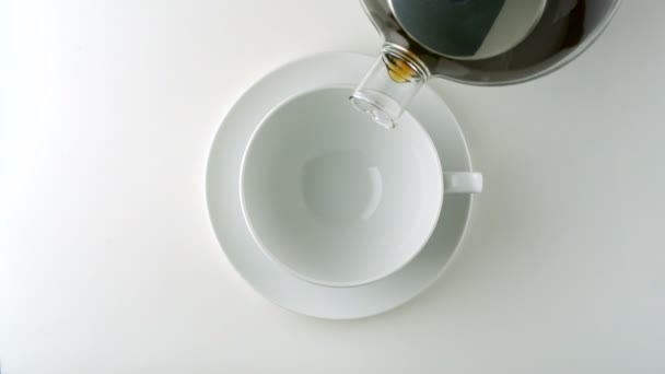 Csésze kávé öntés - Felvétel, videó