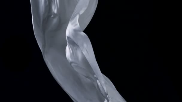 Flowing white cloth - Footage, Video