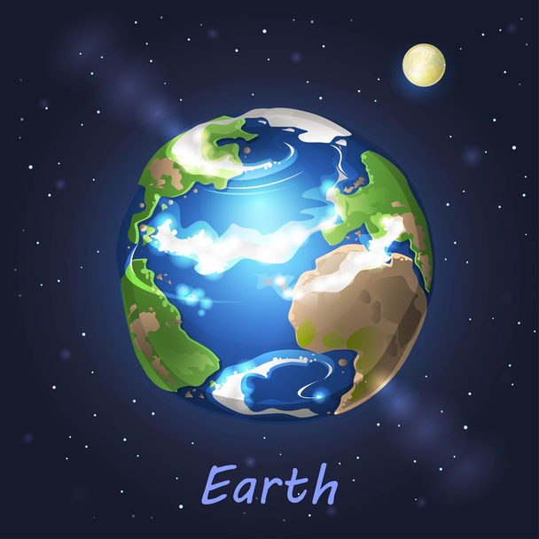 地球惑星 - ベクター画像