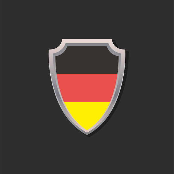 Illustration of Germany flag Template - Vector, imagen