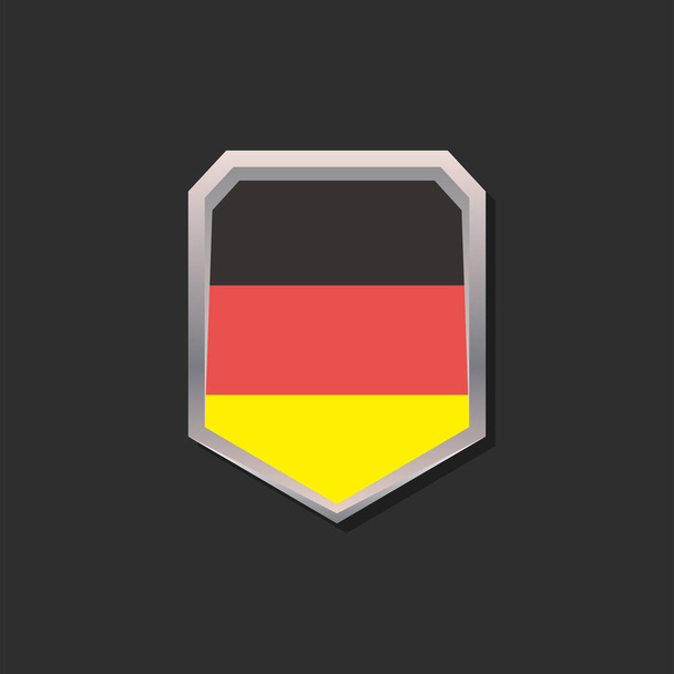 Ілюстрація прапора Німеччини - Вектор, зображення