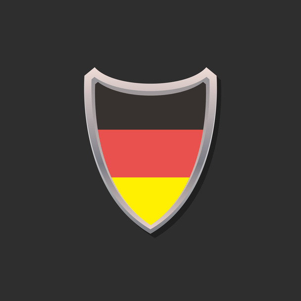 Illustration of Germany flag Template - Vector, imagen
