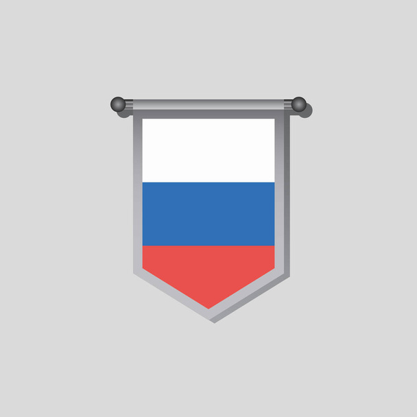 Illustration of Russia flag Template - Vektori, kuva