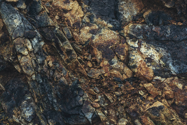 Stone cliff texture as background, detail from Zlatibor mountain in Serbia - Photo, Image