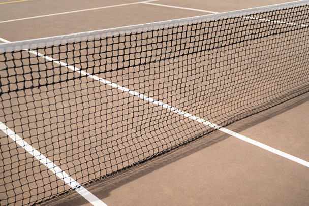 Résumé du fond du court de tennis à la lumière du jour - Photo, image