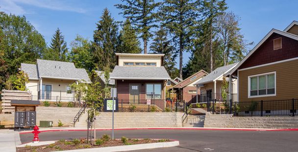 Új építésű házak kiadó Gresham Oregon állam.  - Fotó, kép